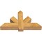 Ekena Millwork Kennewick Rough Sawn Timber Gable Bracket, Western Red Cedar, 48"W x 28"H x 6"D x 6"F, 14/12 Pitch GBW048X28X0606KEN00RWR - alternate 4